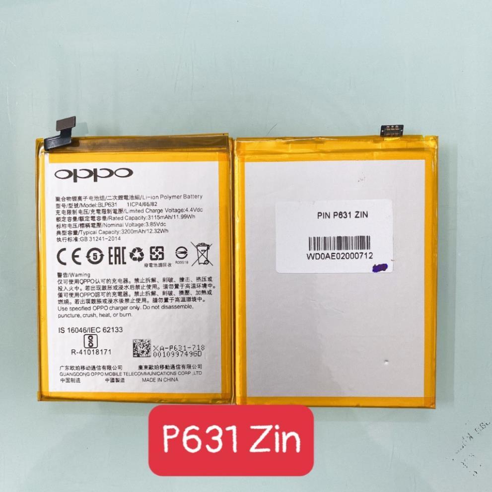 PIN ZIN OPPO F3 - OPPO F5 - OPPO A73 - OPPO A77 - BLP631 - P631