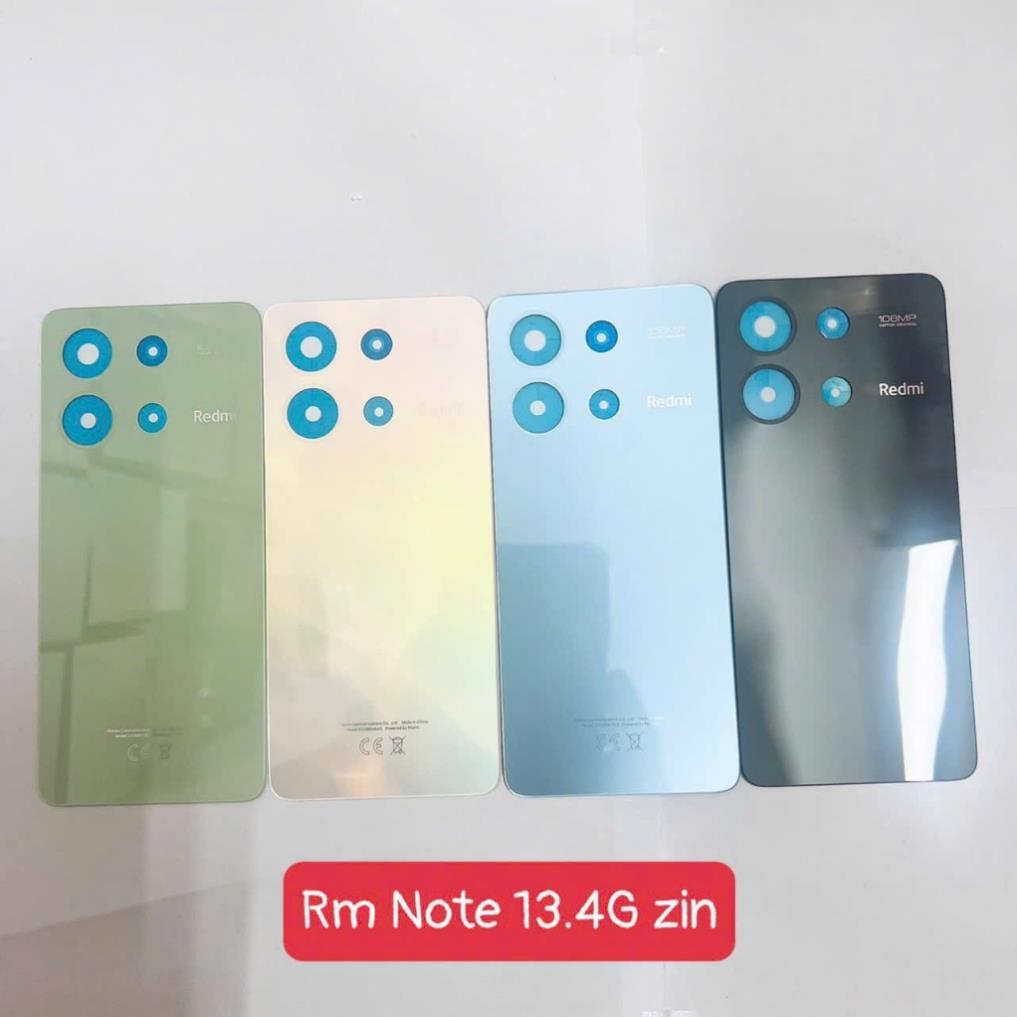 Lưng vỏ xiaomi redmi note 13 4g zin, lưng pin, nắp lưng vỏ redmi 23129RAA4G, 23124RA7EO