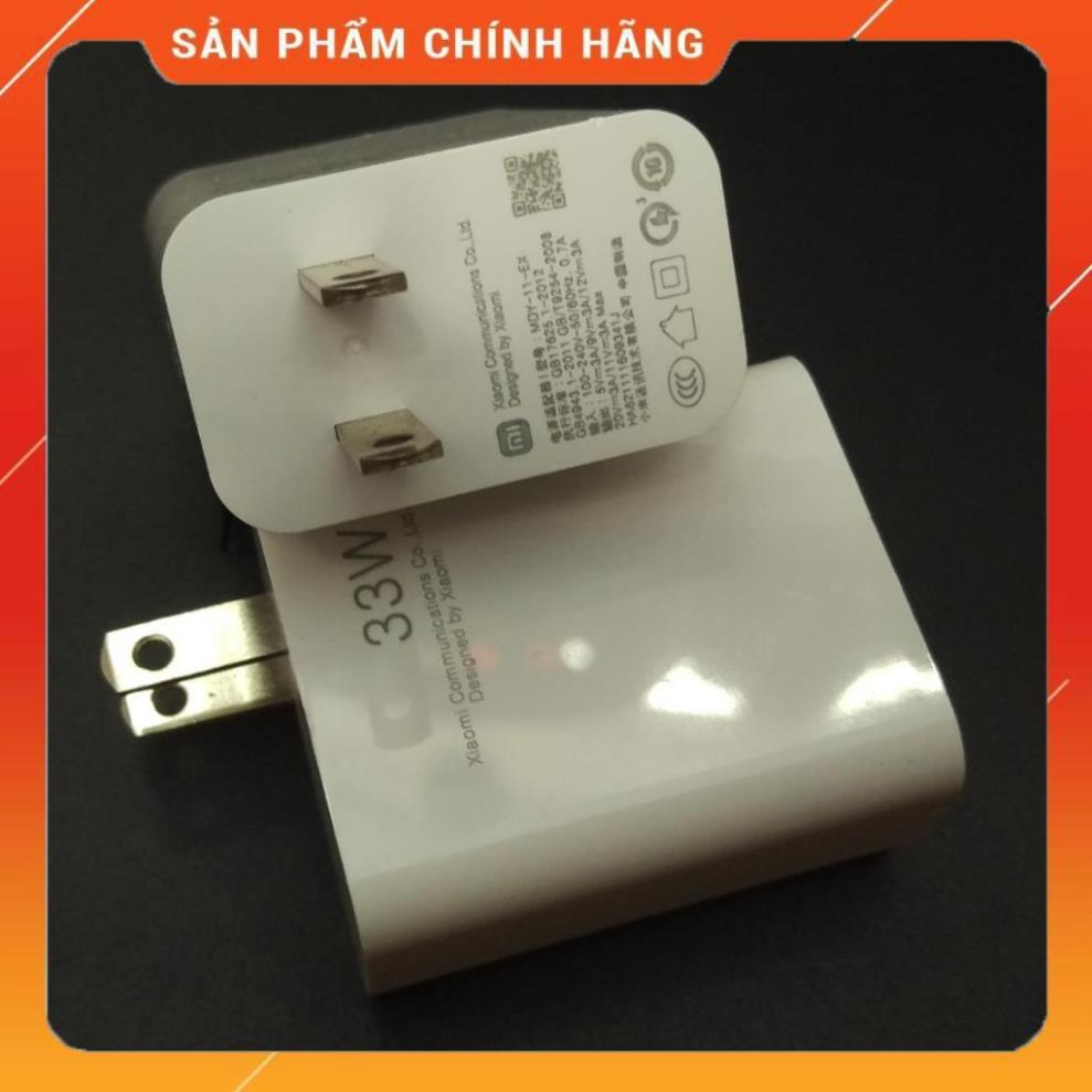 Củ xạc nhanh 33W Quick Charge 3.0 / Củ sạc Xiaomi Quick Charge 3.0, 5V-3A zin NEW