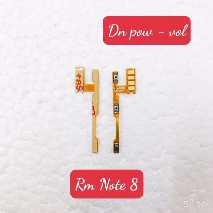 Dây cáp mạch, dây nút mở nguồn power, on off volume âm lượng xiaomi redmi note 8 M1908C3JH, M1908C3J