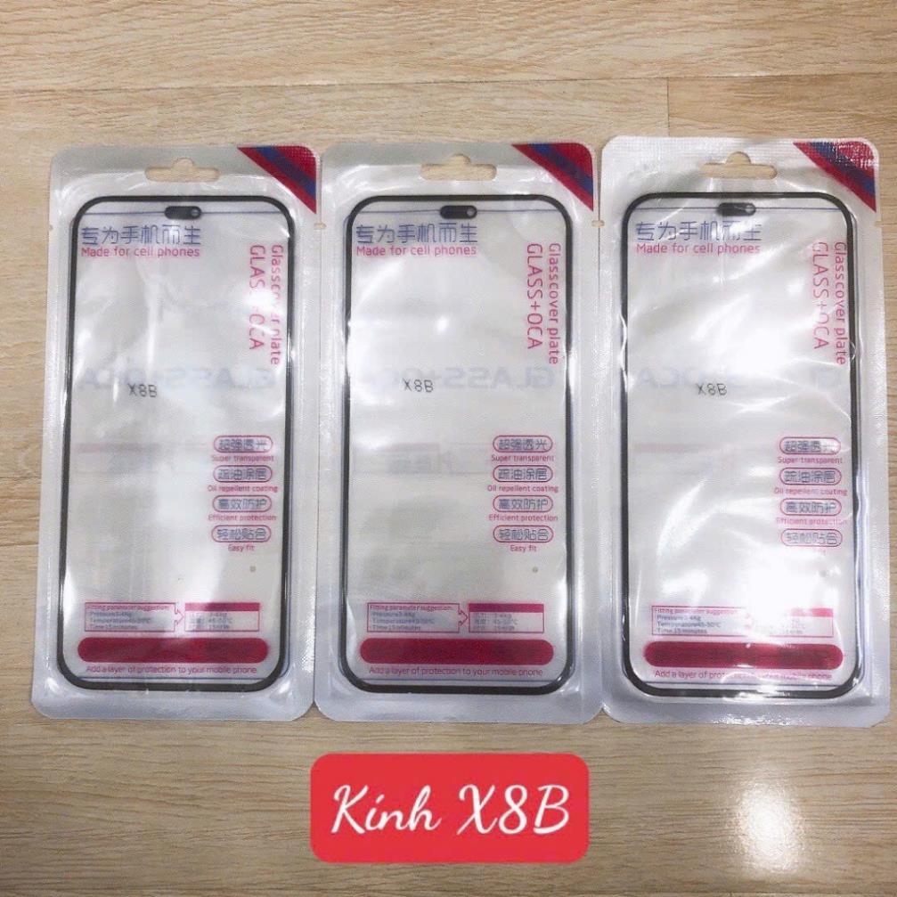 Kính honor x8b, kính ép màn hình có keo oca, kính ép liền keo huawei, LLY-LX1, LLY-LX2, LLY-LX3