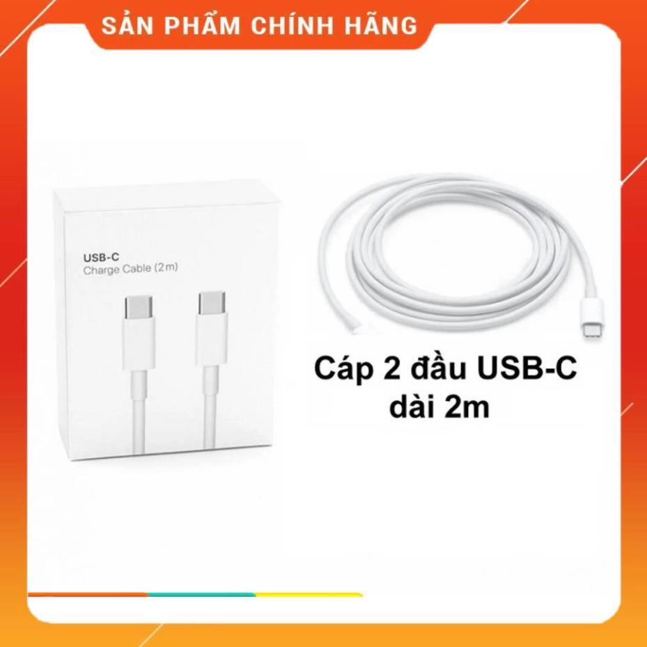Dây Zin 2m Type C to Type C cho sạc Máy tính, Điện thoại Type C 30W -Ip 15-16