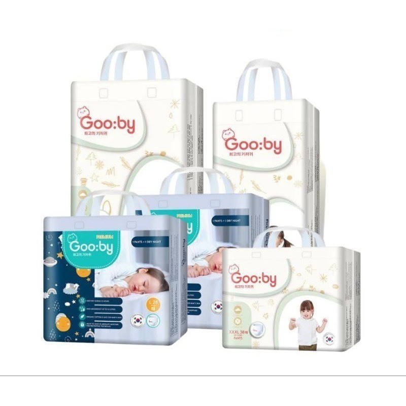 Tã Bỉm Gooby Hàn Quốc Cao Cấp size dán/quần NB/S/M/L/XL/XXL MAMAKIDS