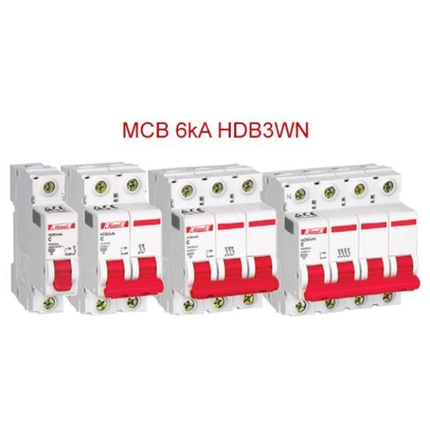 Atomat dạng tép, 2 cực, dòng định mức 10A, dòng cắt ngắn mạch 6ka, MCB 2P 10A 6kA