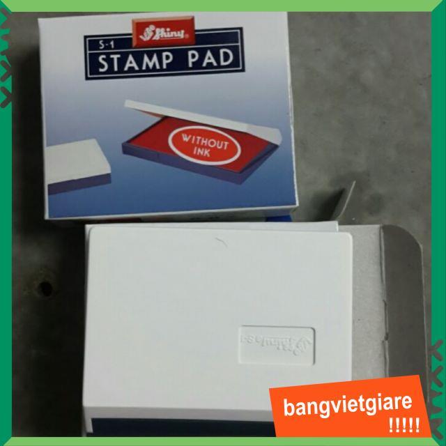 Hộp dấu lăn tay - Tampon lăn dấu vân tay Shiny SM-1
