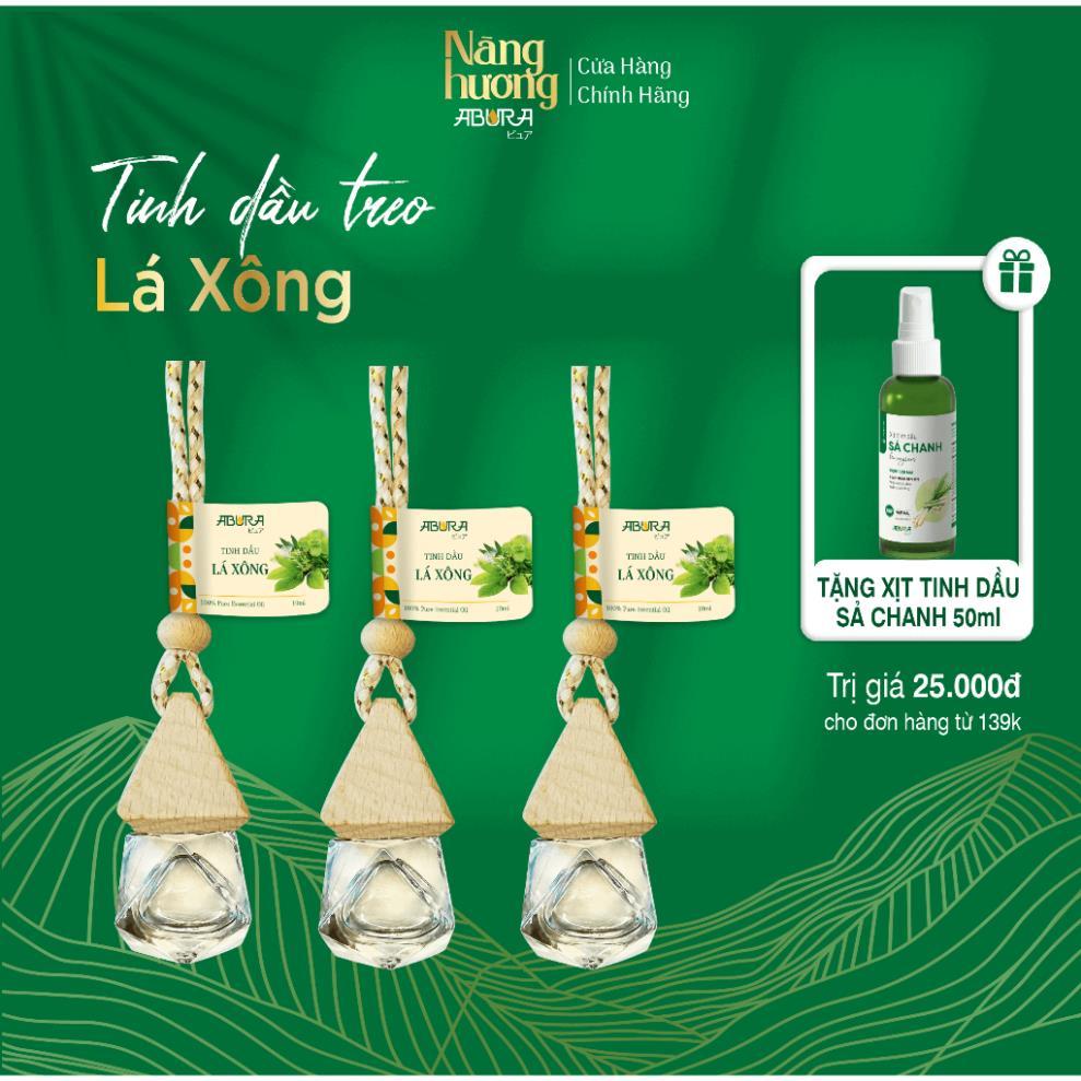 Tinh Dầu Treo Lá Xông Giải Cảm Tại Nhà ABURA Thơm Phòng Khử Mùi Hôi Ẩm Mốc