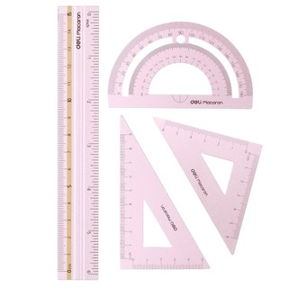 Bộ thước kẻ 4 món -Deli 02404 (EG02404)