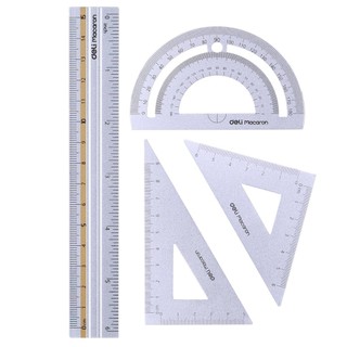Bộ thước kẻ 4 món -Deli 02404 (EG02404)
