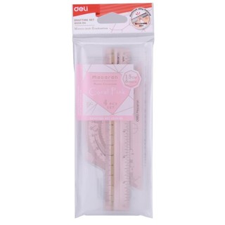 Bộ thước kẻ 4 món -Deli 02404 (EG02404)