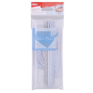 Bộ thước kẻ 4 món -Deli 02404 (EG02404)