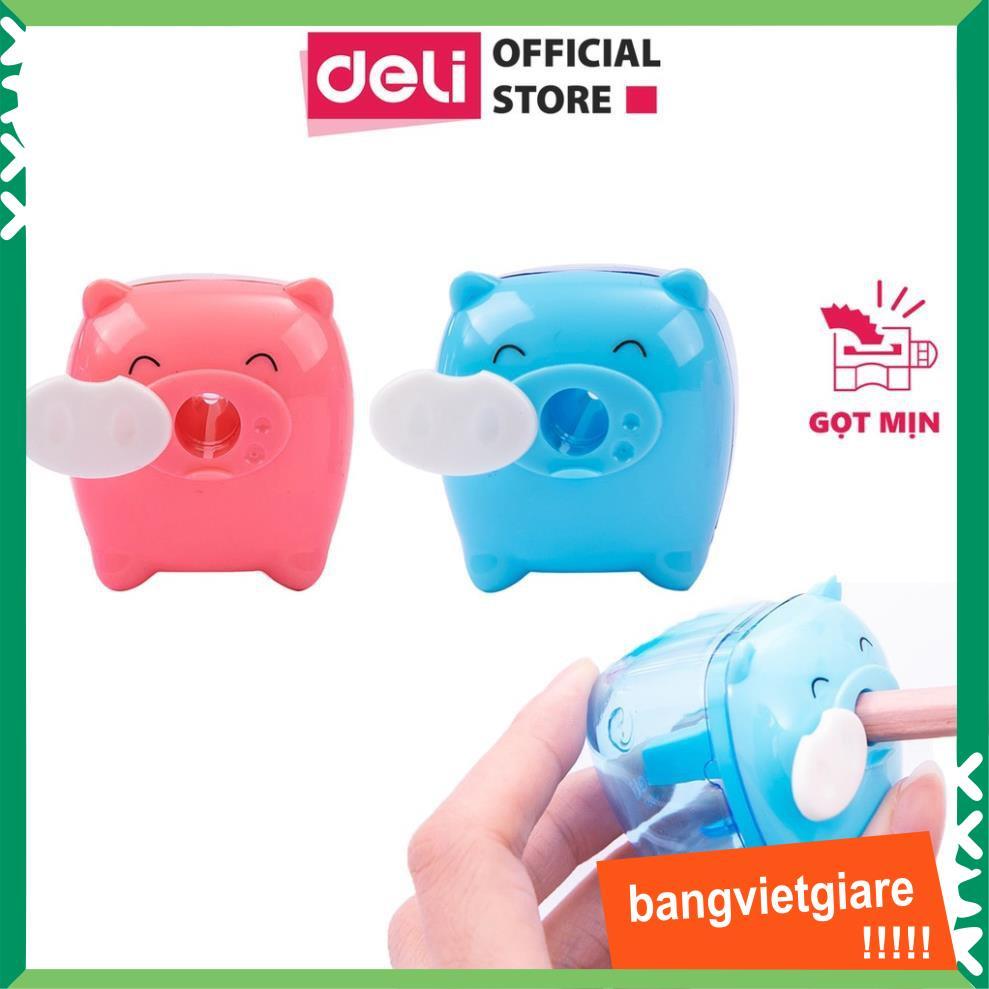 Combo 2 cái gọt bút chì Deli 0557- Hồng/ Xanh dương/ Xanh lá - E0557