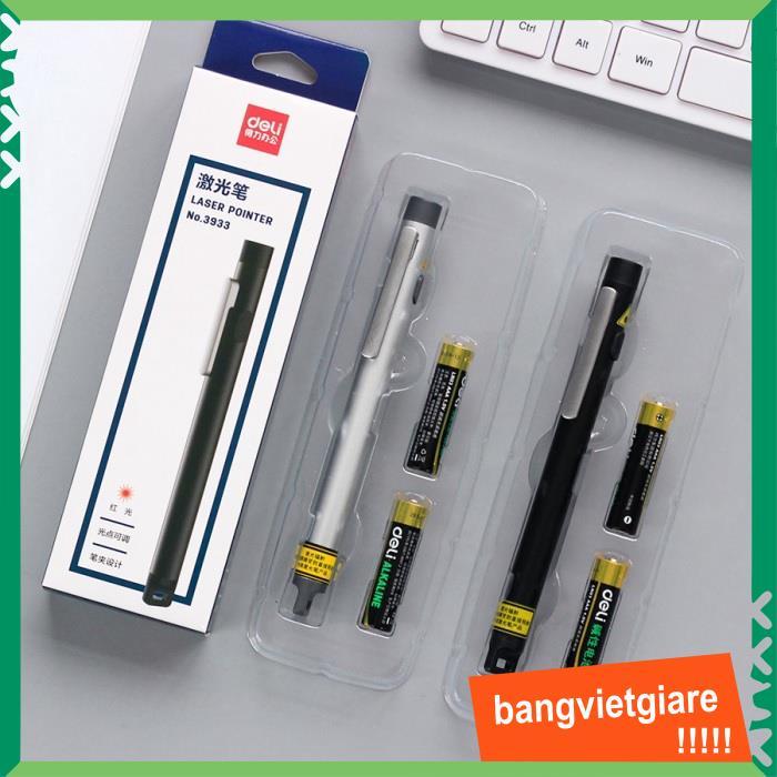 Bút thuyết trình laser - bút chỉ bản đồ Laser Pointer Deli 3933