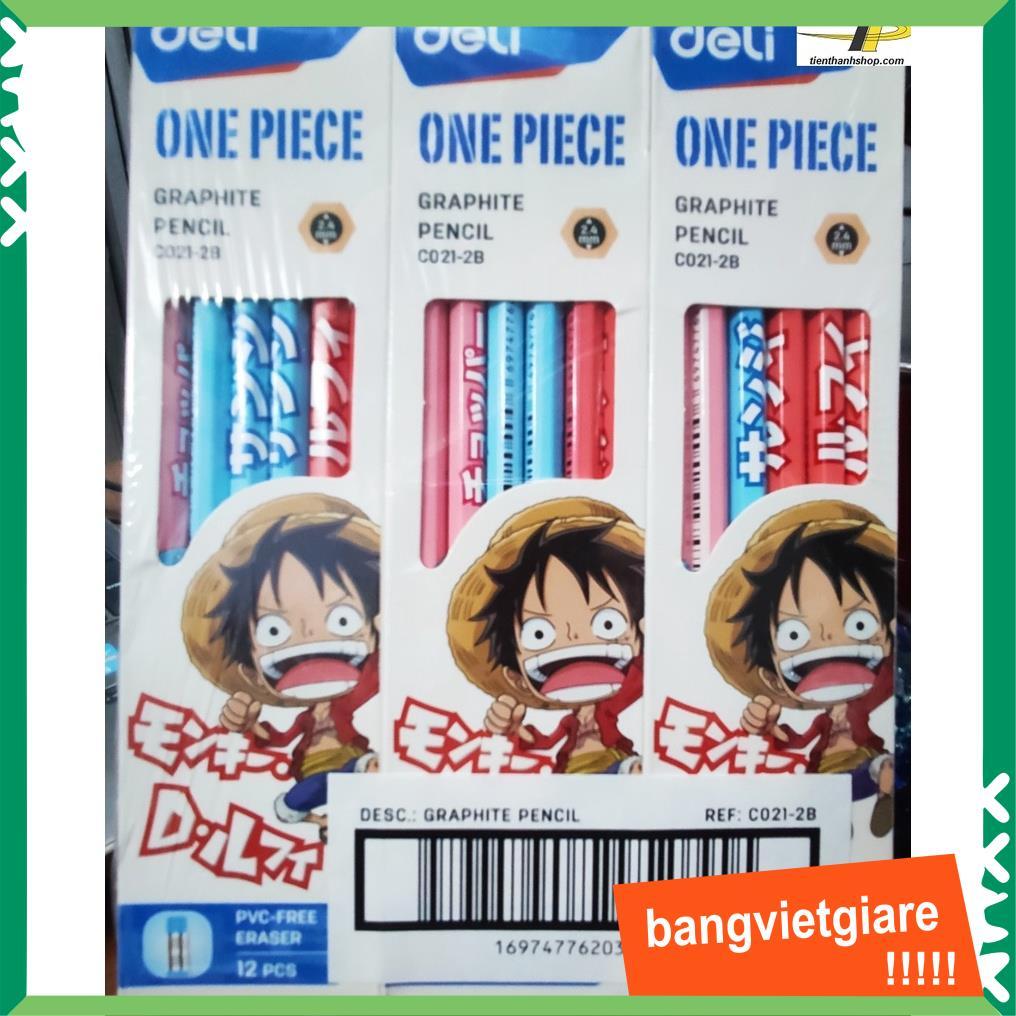 Bút Chì 2B - One Piece Deli C021-2B(1hộp/12 cây)