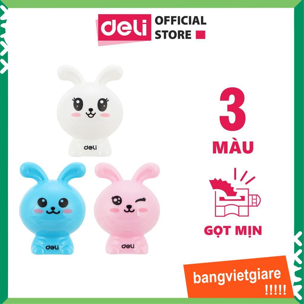 Gọt chì mini Deli E0560 - Xanh/Trắng/Hồng