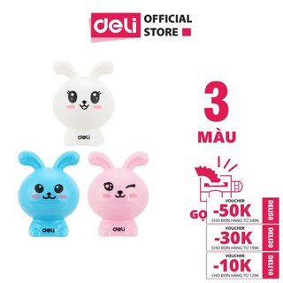 Gọt chì mini Deli E0560 - Xanh/Trắng/Hồng