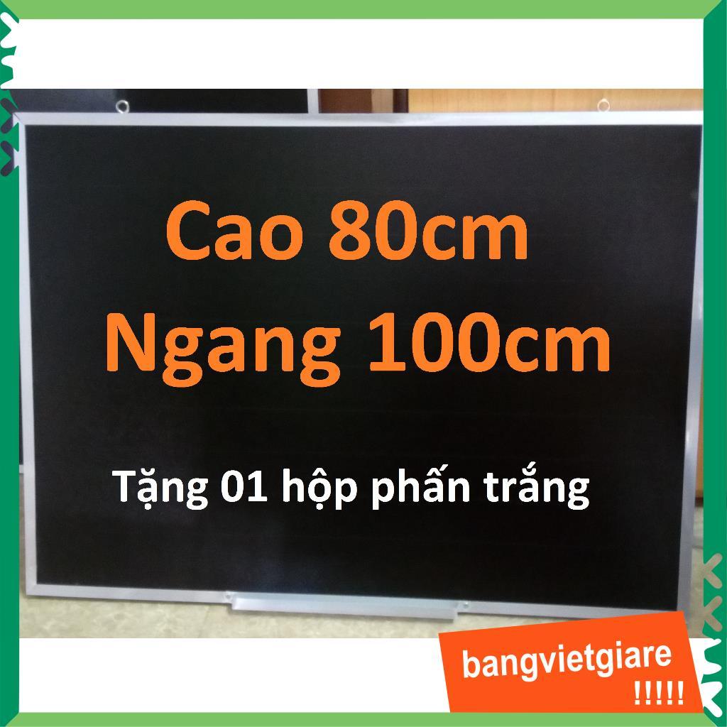 Bảng đen viết phấn 80 x 100cm tặng phấn