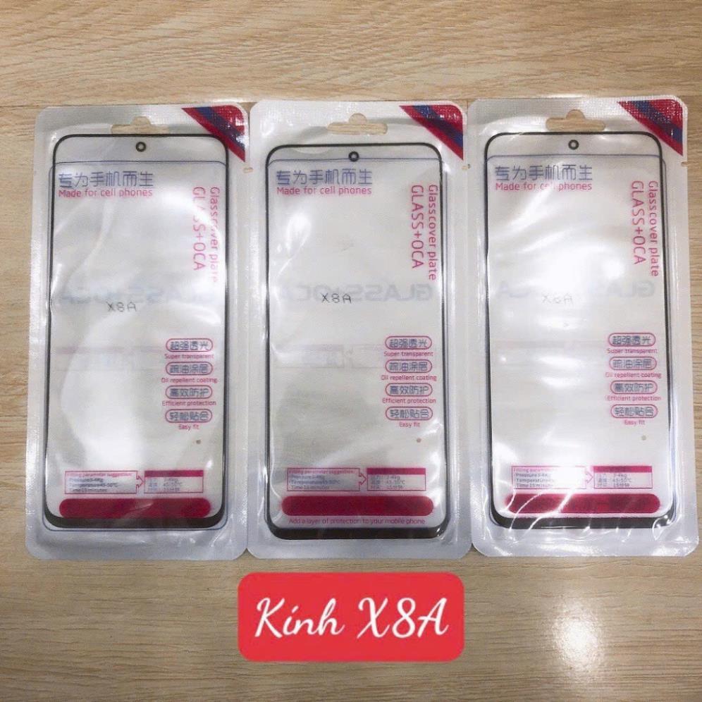 HUAWEI HONOR X8A - Kính ép màn hình có keo oca huawei honor X8A - kính ép liền keo Huawei Honor X8A
