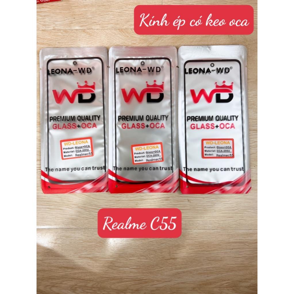 Kính realme C55, kính ép màn hình có keo oca, kính oppo RMX3710, realme c67 5g, realme c67-5g