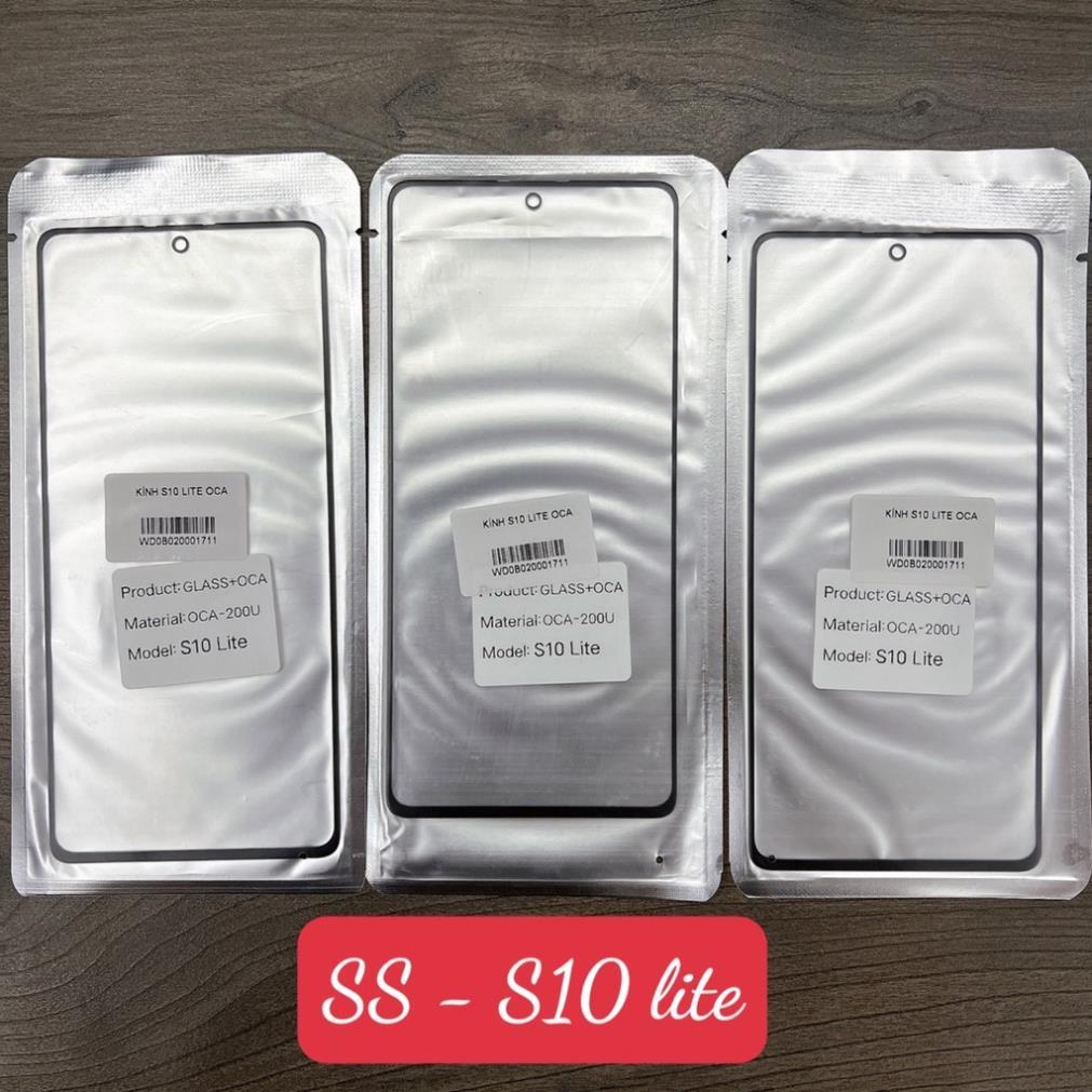 Kính samsung s10 lite - kính ép màn hình có keo oca - SM-G770F, SM-G770F/DS, SM-G770F/DSM, SM-G770