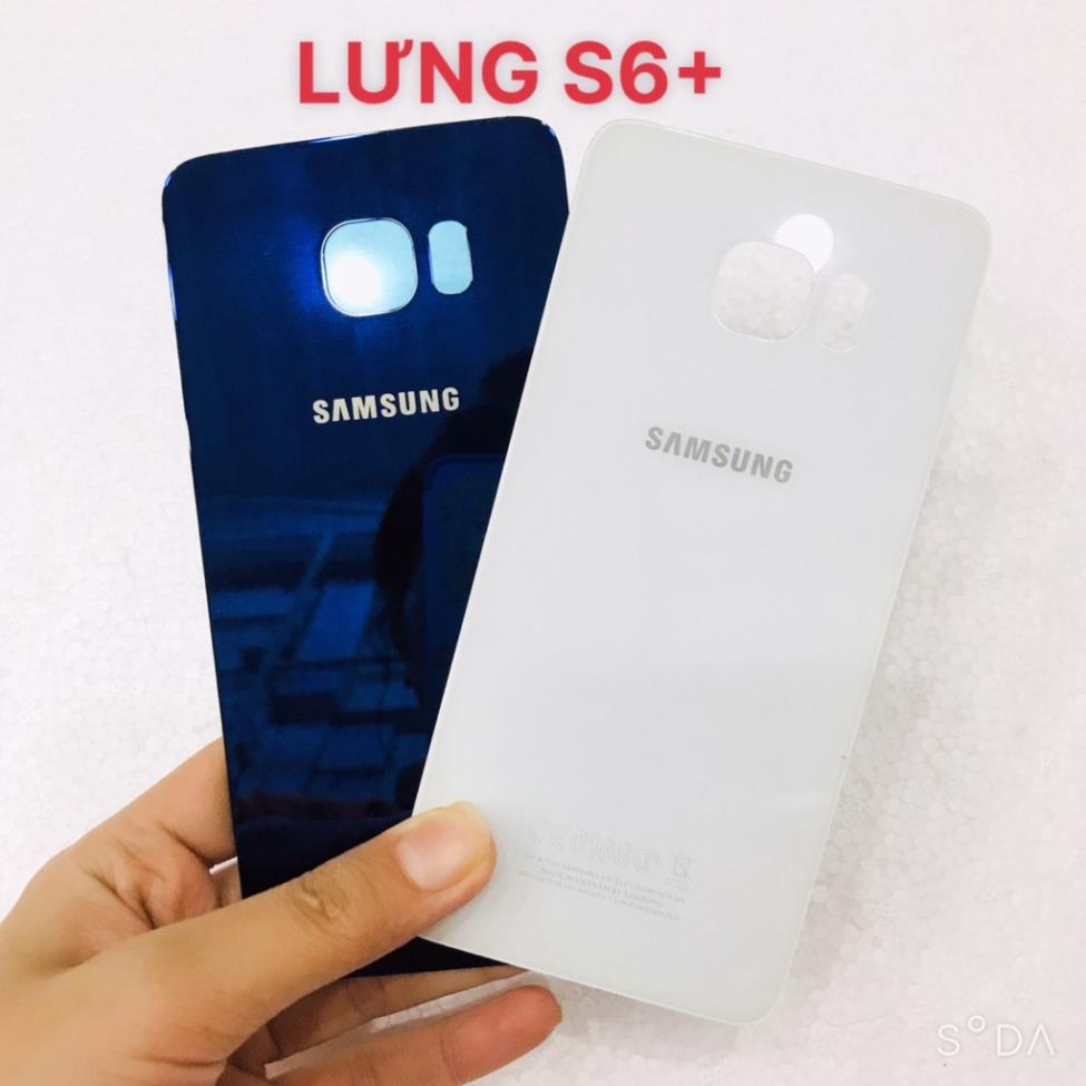 Lưng vỏ samsung s6+, nắp pin, lưng kính vỏ sam sung s6 edge plus, s6e +, s6 edge+