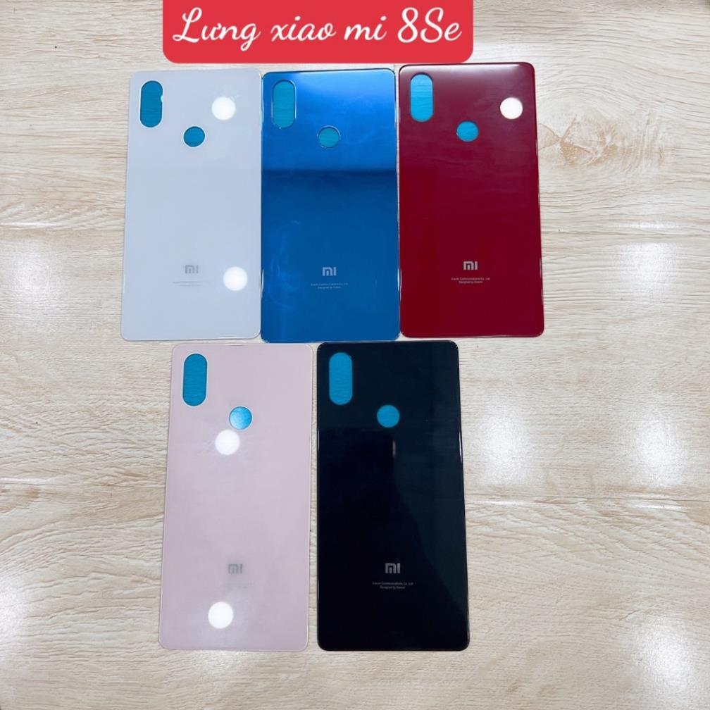Lưng vỏ xiaomi mi8se, nắp lưng, lưng kính xiaomi mi 8 se, mi 8se, vỏ redmi