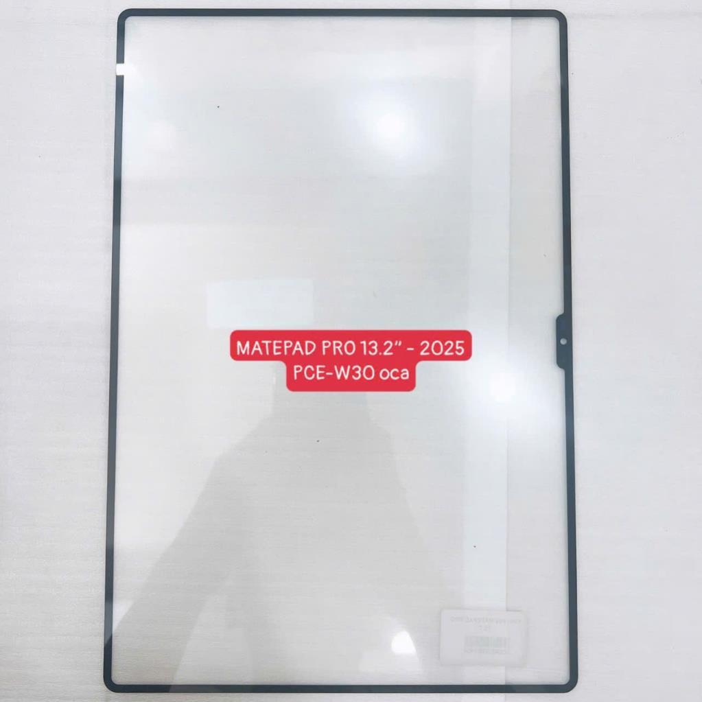 Kính huawei matepad pro 13.2 2024 , kính huawei pce-w30 - 13.2 inches, kính ép màn hình có keo oca, 