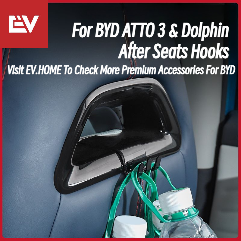 Dành cho 2022-2025 BYD ATTO 3 & BYD ATTO 2 & BYD Dolphin & BYD Seal Hanger cho ghế sau hàng thứ hai 