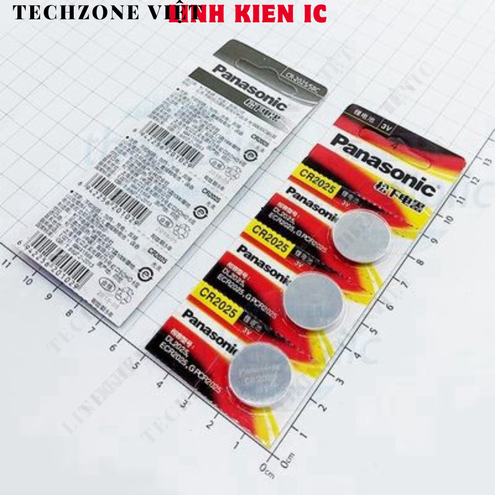 Pin CR2025 3V Panasonic TechZone Việt