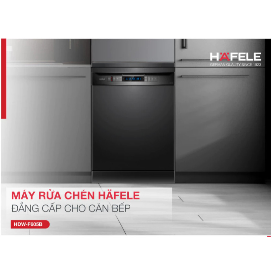 [FREESHIP HN] Máy rửa chén độc lập Hafele HDW-F605B (535.29.660) - 15 bộ