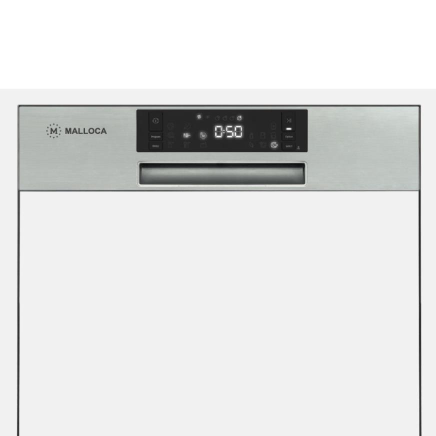 Máy Rửa Chén Bán Âm Malloca MDW14-S08SI