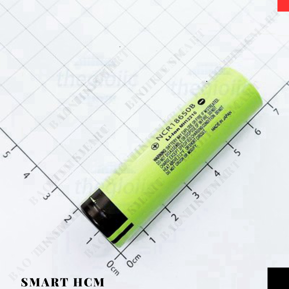 Pin Sạc Panasonic 18650 3400mAh 3.7V NCR18650B Đầu Bằng Smart. HCM City Smart. HCM City