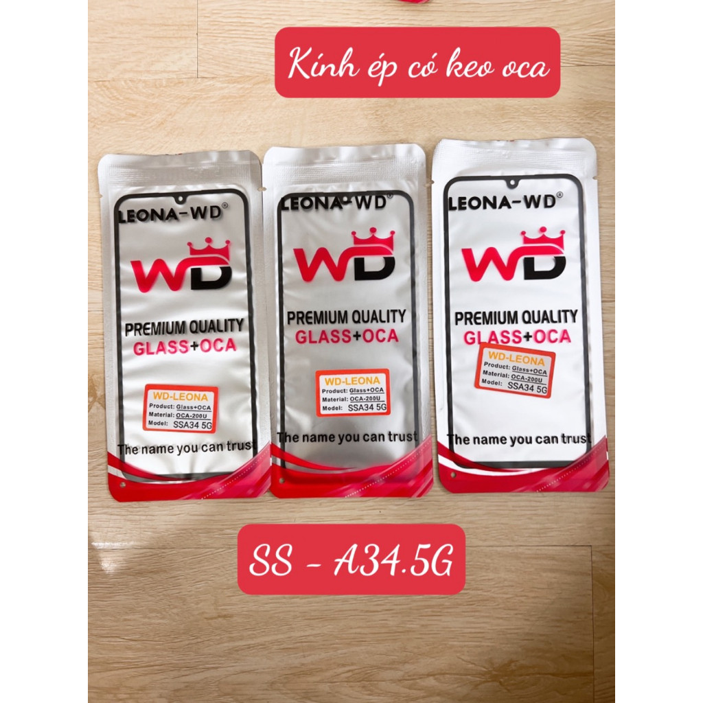Kính ép màn hình có keo oca samsung a34 5g, kính ép liền keo sam sung a34 5g, kính samsung a34 5g, a