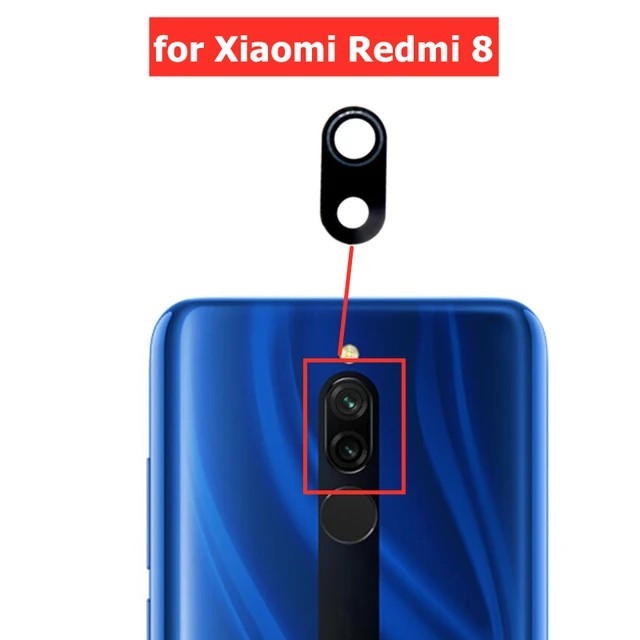Mặt kính camera ngoài xiaomi redmi 8, viền lens, viền mắt kính camera M1908C3IC, MZB8255IN, M1908C3I