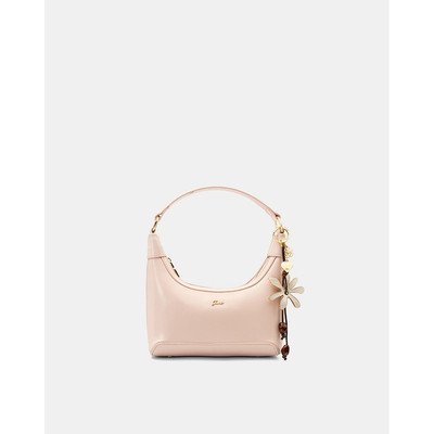 Túi Xách Nữ Thời Trang JUNO Cỡ Nhỏ Hobo Bag Phối Charm Hoa TXN1019