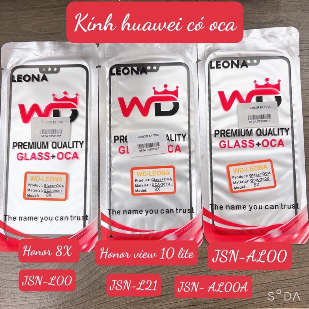 KÍNH ÉP MÀN HÌNH CÓ KEO OCA HUAWEI 8X - KÍNH HUAWEI JSN-L00 - KÍNH HUAWEI JSN-L21, JSN-L22, JSN-L42,