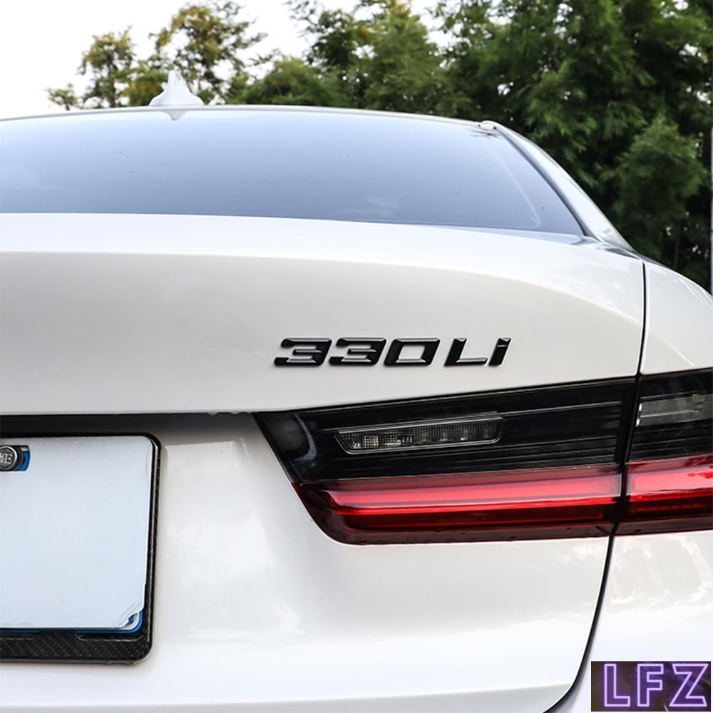 Logo Chữ Cái ABS 3D Dán Trang Trí Xe Hơi BMW 3 Series 320i 325i 328i 330i 335i E46 E90 E91 F30 F31 F
