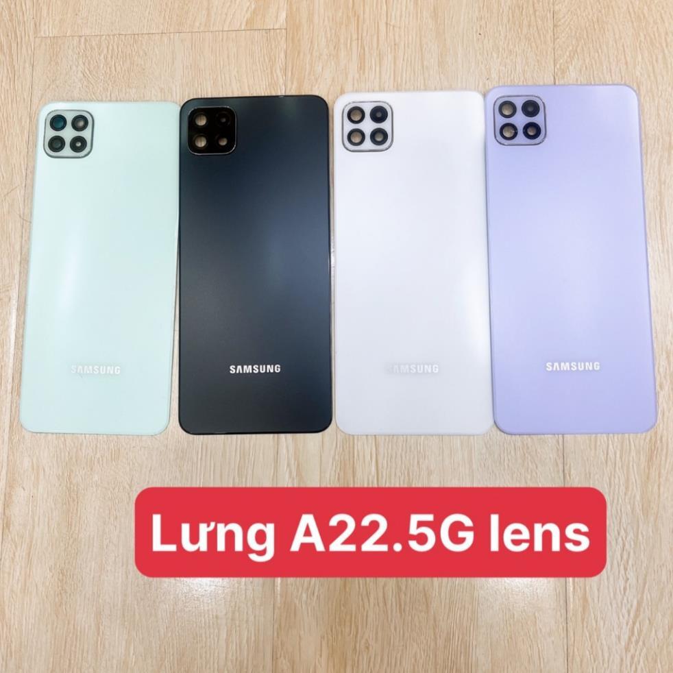 Lưng vỏ samsung A22 5g có kính camera - nắp lưng sam sung a226- lưng pin ss a22-5g - nắp pin a22 5g 