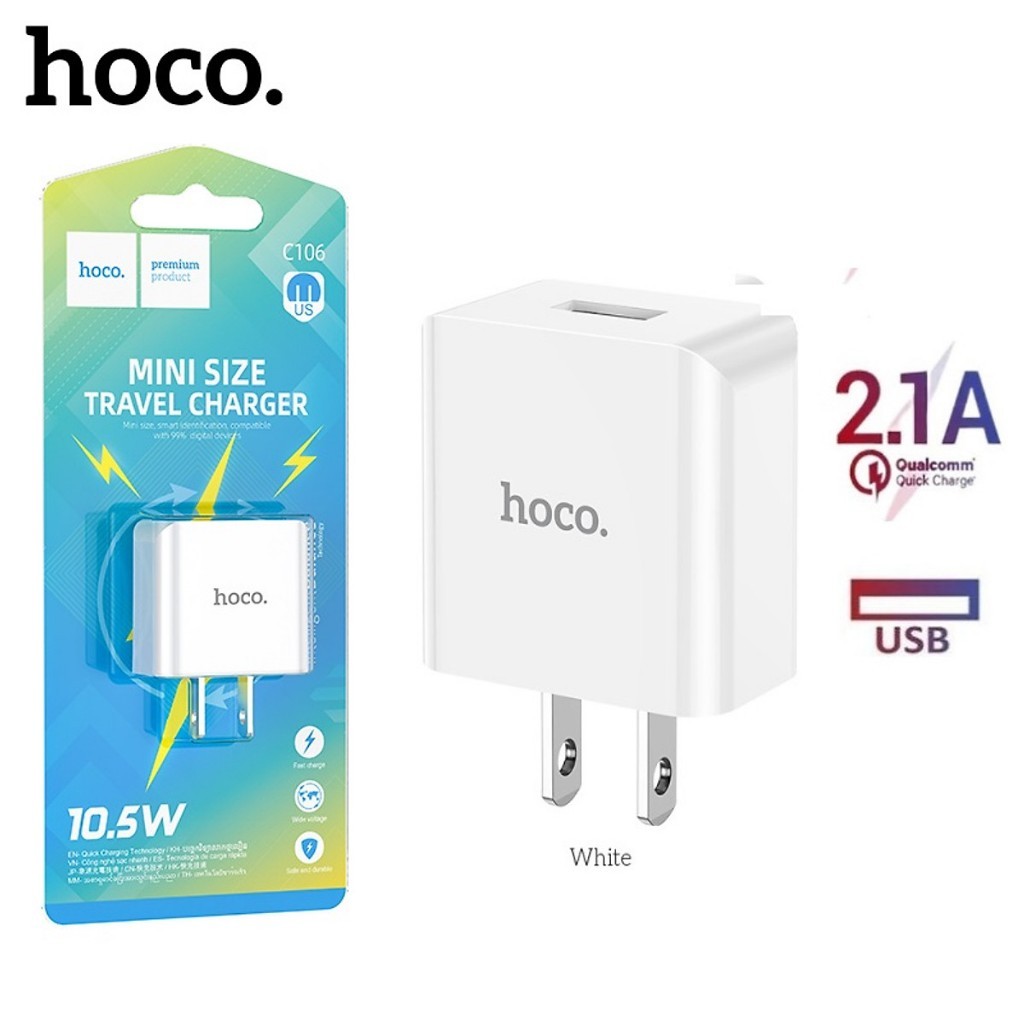 Bộ Sạc Nhanh 10.5W Hoco C106/C106A Micro - Type-C - Các Thiết Bị Khác