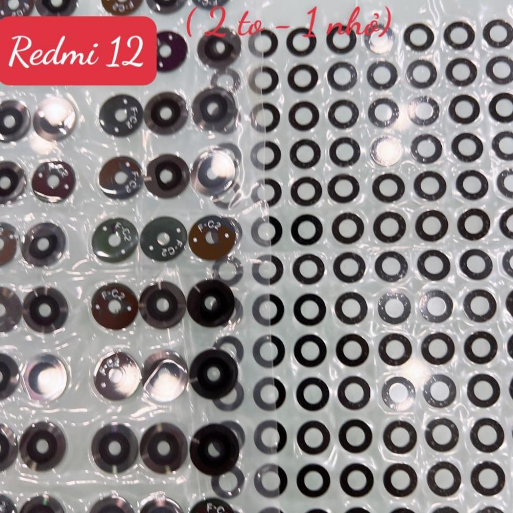 Mặt kính camera ngoài xiaomi redmi 12c - viền lens - mắt kính camera redmi 12c, 22120RN86G, 22120RN8