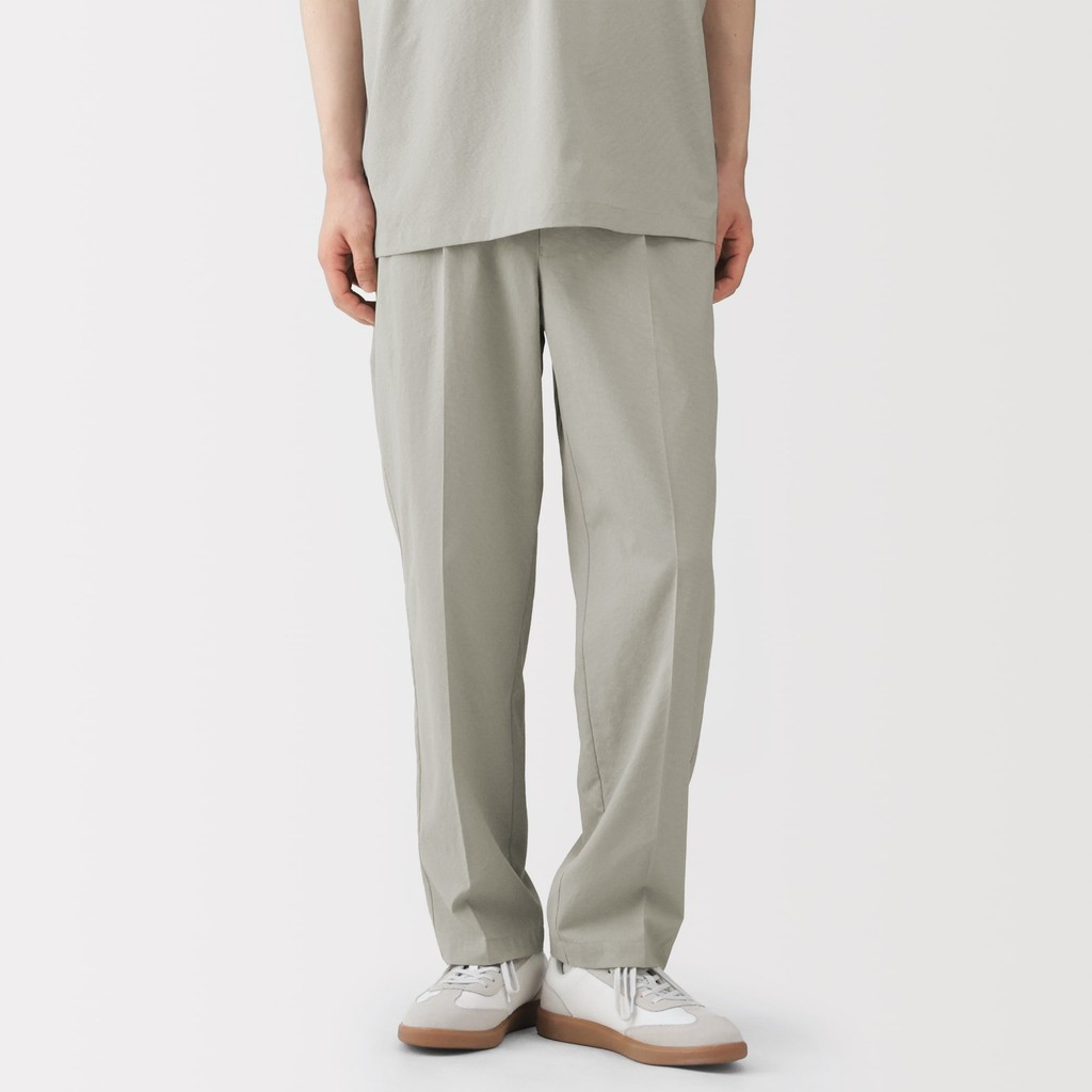 [26SS] MUJI Quần Nam Co Giãn Thoáng Khí Một Ly