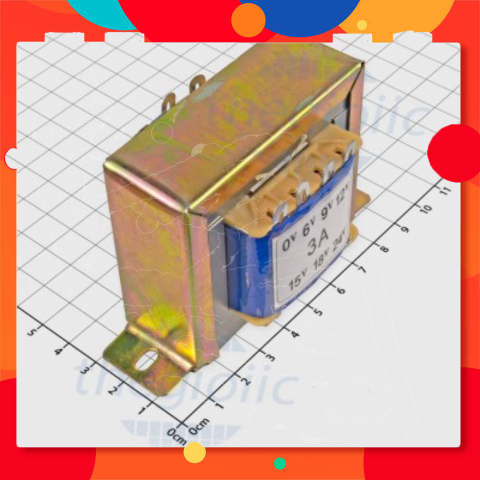 Máy Biến Áp 3A (6V 9V 12V 15V 18V 24VAC) Điện Tử Store99