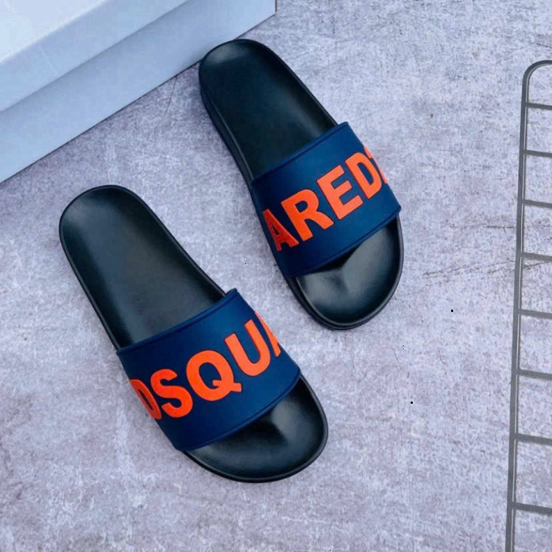 Dép Quai Ngang DSQUARED2 Chữ Cam Thời Trang Bền Đẹp Đáng Sỡ