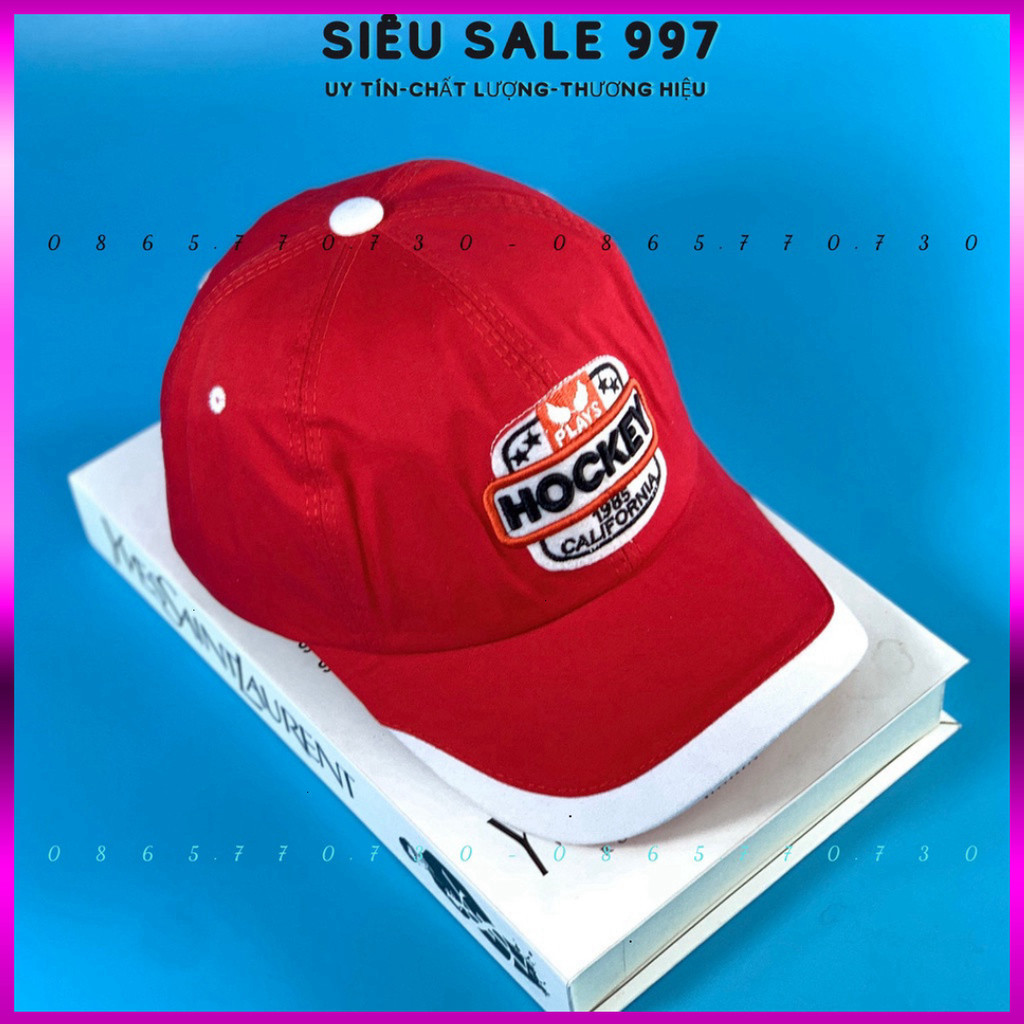 Nón Hockey Vải Cotton Lụa Hàng Đẹp Như Hình, Nón Hockey Chuẩn Form Êm đầu