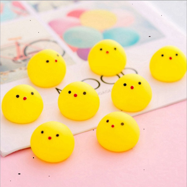 con gà vàng SQUISHY MOCHI GUDETAMA hàng hiệu SIÊU đáng yêu hình gà vàng