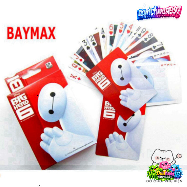 Bộ Bài Tây Anime Baymax Hộp Đựng White 54 Lá

Hoặc 

Hộp Đựng Bộ Bài Tây Anime Baymax Lá Đập Thẻ Whi