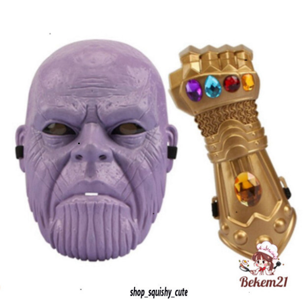 Mặt Nạ Hóa Trang Nhân Vật Thanos Infinity Gauntlet Iron Man