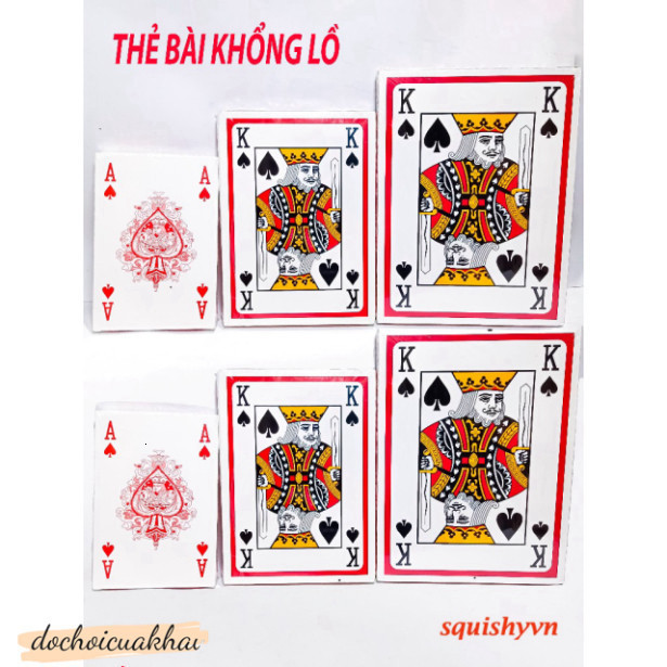 (10 LOẠI) Bộ Bài Tây Bài Poker to lớn A4 Bộ bài tây/ bài poker kích tấc lớn,cỡ lớn, loại to THẻ bài 