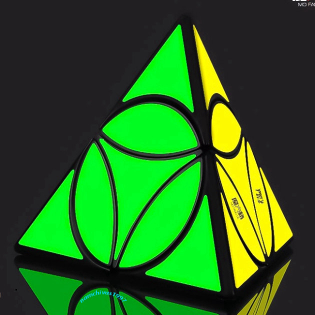 Rubik SIÊU Biến Thể Tam Giác Tròn Tam Giác Qiyi YJ Petal Pyraminx Yulong Rubik Biến Thể Tam Giác Pyr