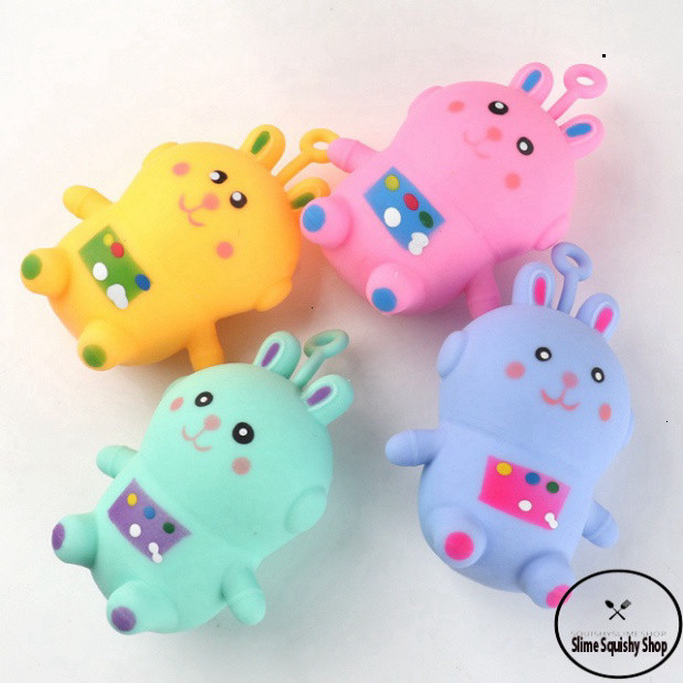 Squishy Mochi hình GẤU phim hoạt hình điện tử mềm mại và mượt mà đẹp tươi trung thực giảm stress co 