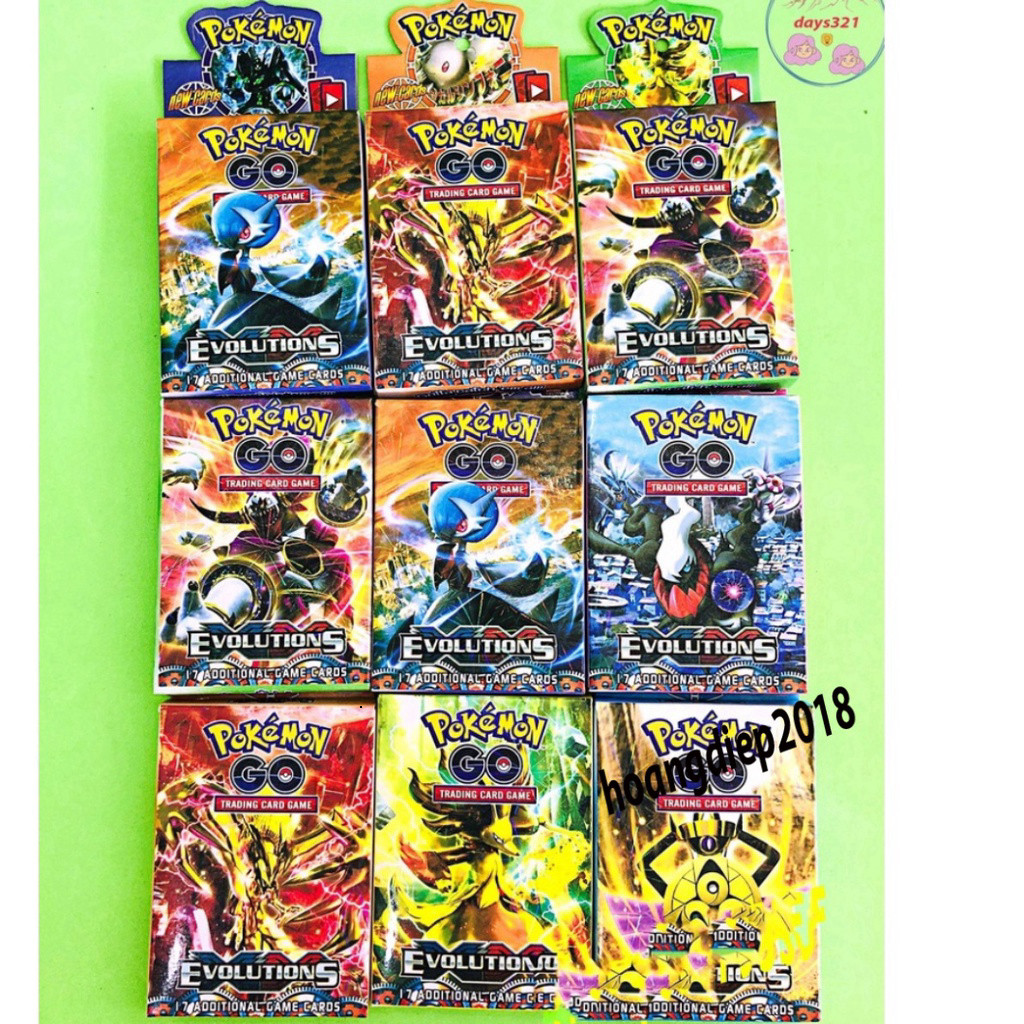Sỉ một hộp 24-32 lá thẻ bài POKEMON ngẫu nhiên